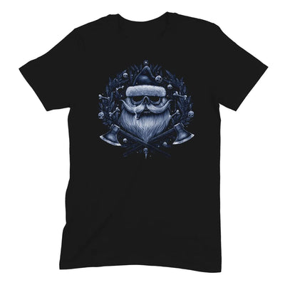 Viking Gothic Santa Claus Christmas Mens T Shirt - Mens