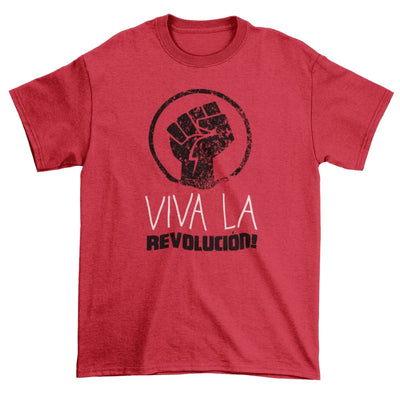 Viva La Revolution Cuba - Revolucion Men's T-Shirt M / Red