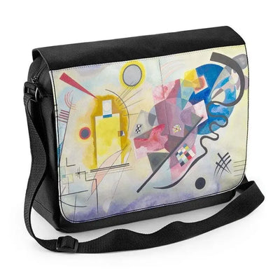 Wassily Kandinsky Yellow Red Blue Laptop Messenger Bag