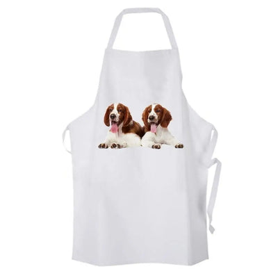 Welsh Springer Spaniel Puppies Kitchen Apron