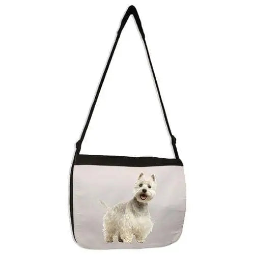 West Highland Terrier Laptop Messenger Bag