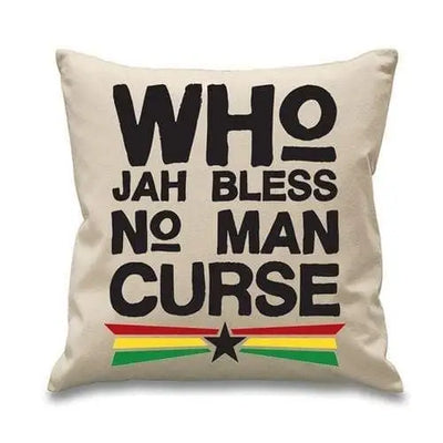 Who Jah Bless No Man Curse Cushion Cream