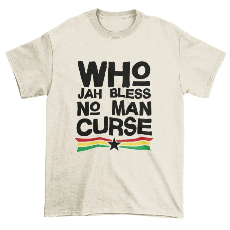 Who Jah Bless No Man Curse T-Shirt S / Cream