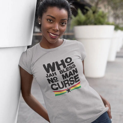 Who Jah Bless No Man Curse Women’s T-Shirt - Womens T-Shirt