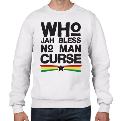 Who Jah Bless Reggae Men's Sweatshirt Jumper XL