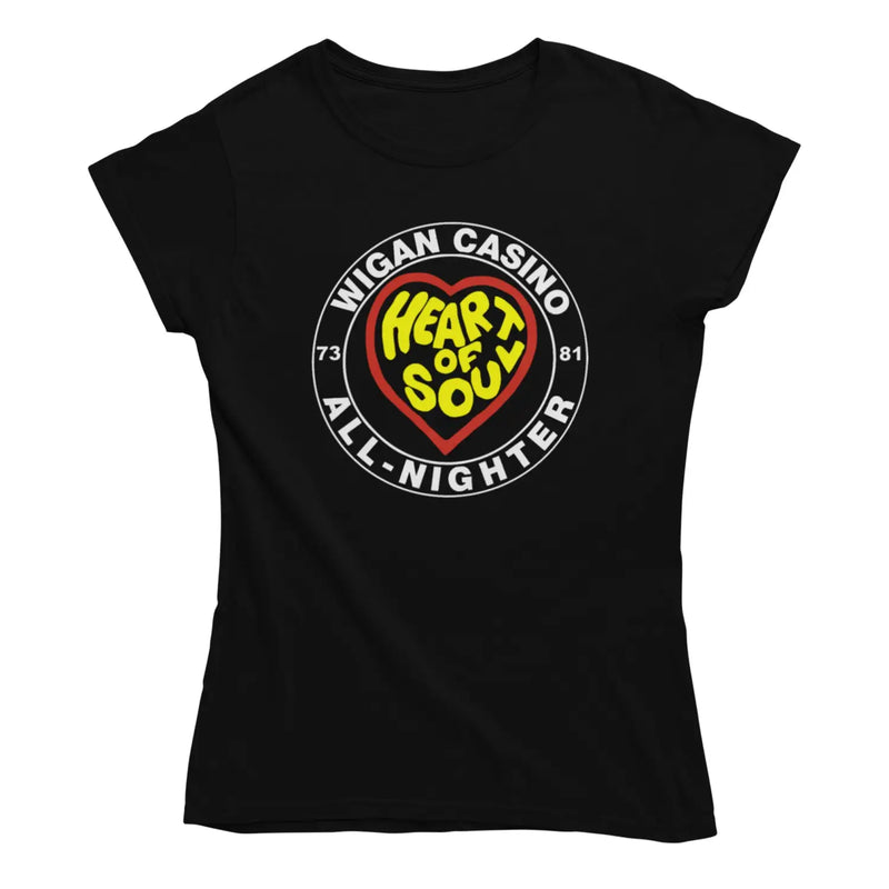 Wigan Casino Heart Of Soul Women’s T-Shirt - L - Womens