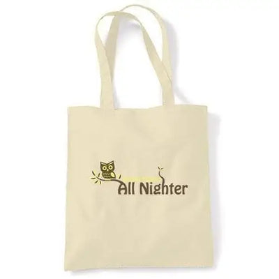 Wigan Casino Night Owl Shoulder Bag Cream