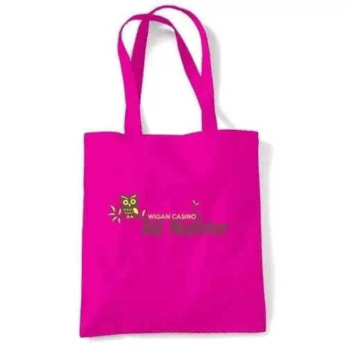 Wigan Casino Night Owl Shoulder Bag Dark Pink