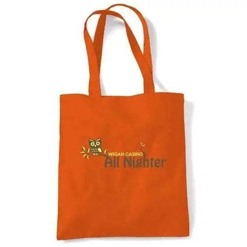Wigan Casino Night Owl Shoulder Bag Orange