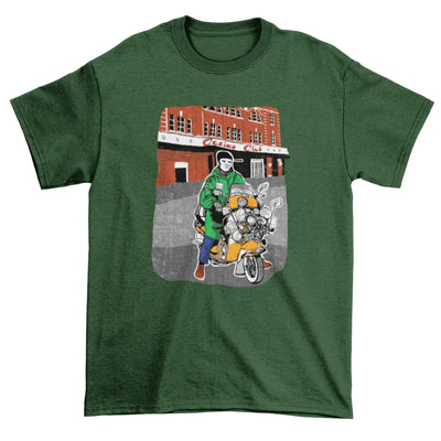Wigan Casino Scooter T-Shirt S / Bottle Green