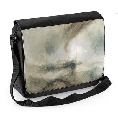 William Turner Snow Storm Laptop Messenger Bag