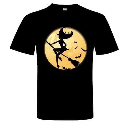 Witch On Broomstick T-Shirt