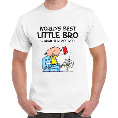 Worlds Best Little Brother Men's T-Shirt L