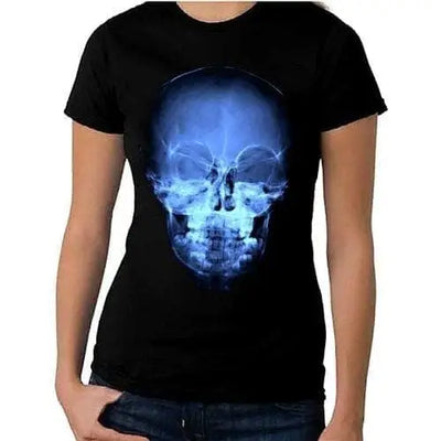 X-Ray Skull Women's Halloween T-Shirt