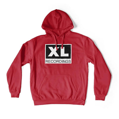 XL Recordings Hoodie - House Music Rave DJ Oldskool SL2 T-Shirt L / Red
