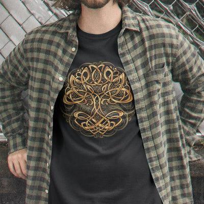 Yggdrasil Tree of Life Viking Norse Men’s T-Shirt - Mens