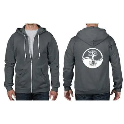 Yin and Yang Tree Of Life Full Zip Hoodie Magento