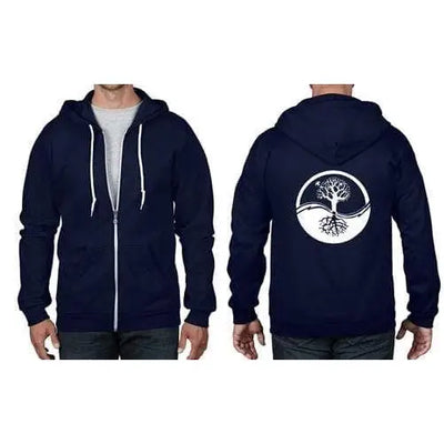 Yin and Yang Tree Of Life Full Zip Hoodie Magento