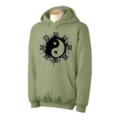 Yin & Yang Hoodie L / Khaki