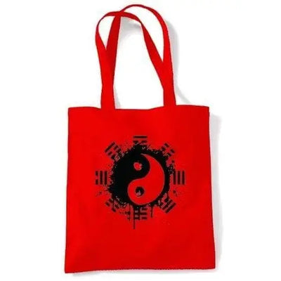 Yin & Yang Shoulder Bag Red