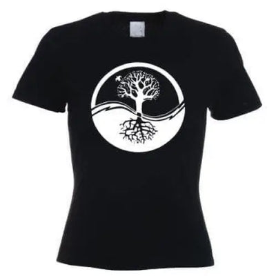 Yin & Yang Tree Of Life Women's T-Shirt