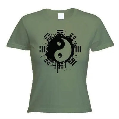 Yin & Yang Women's T-Shirt XL / Khaki