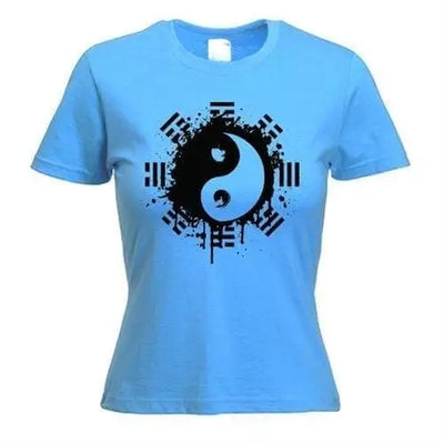 Yin & Yang Women's T-Shirt XL / Light Blue