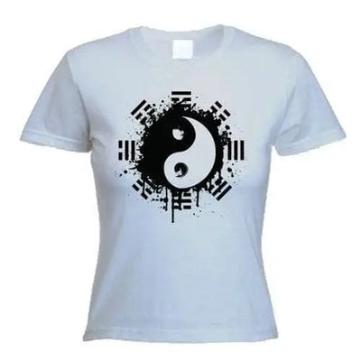 Yin & Yang Women's T-Shirt XL / Light Grey