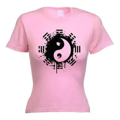 Yin & Yang Women's T-Shirt XL / Light Pink