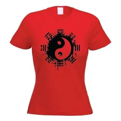 Yin & Yang Women's T-Shirt XL / Red