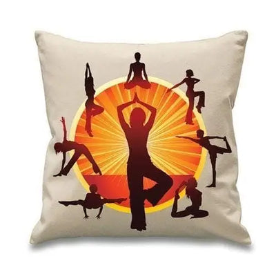 Yoga Wheel Sofa Cushion Cream