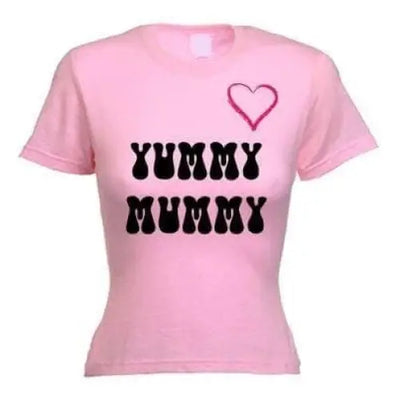 Yummy Mummy Women's T-Shirt XL / Light Pink