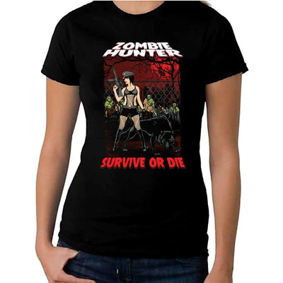Zombie Hunter Halloween Women's T-Shirt S